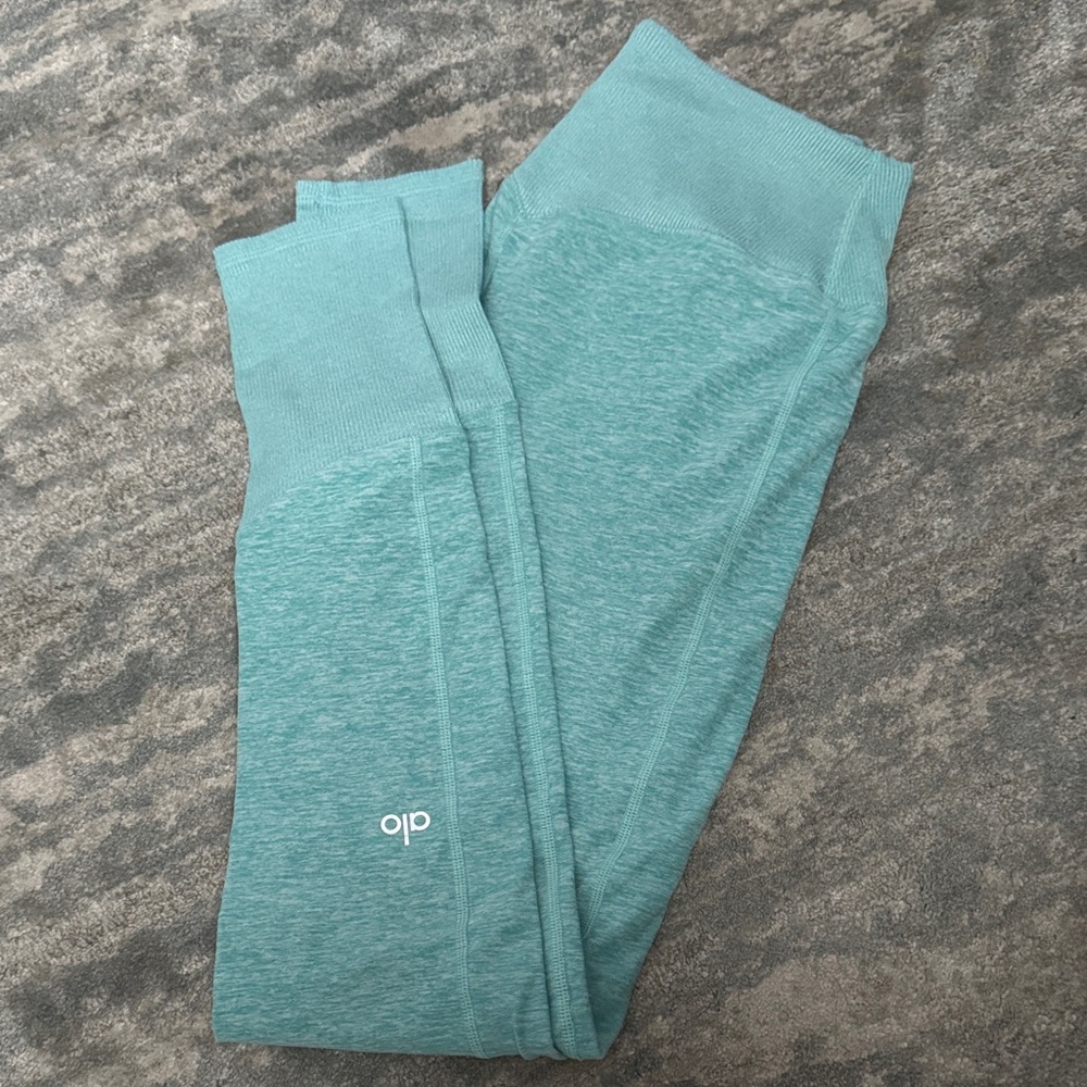 ALO Yoga Aqua Blue Leggings
